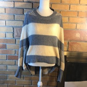 Poncho style sweater
